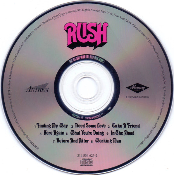 Rush - CD image 3