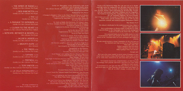 Rush - Exit...Stage Left - CD image 5