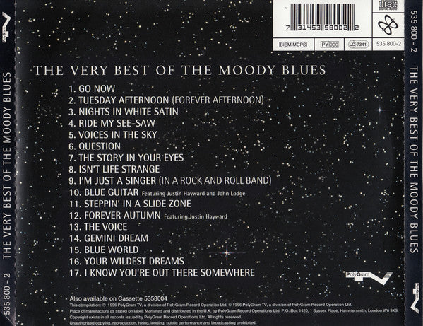 Moody Blues - Very Best Of - Used CD image 7