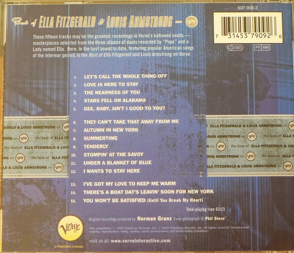 Ella Fitzgerald - Best Of  &  On Verve - CD image 3