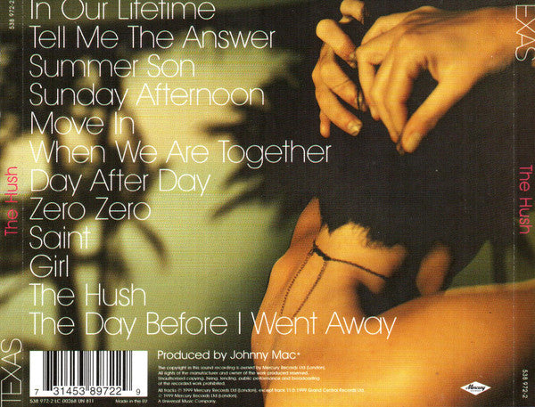 Texas - Hush - Used CD image 2
