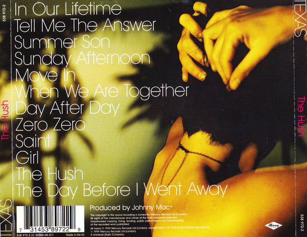 Texas - Hush - Used CD image 7