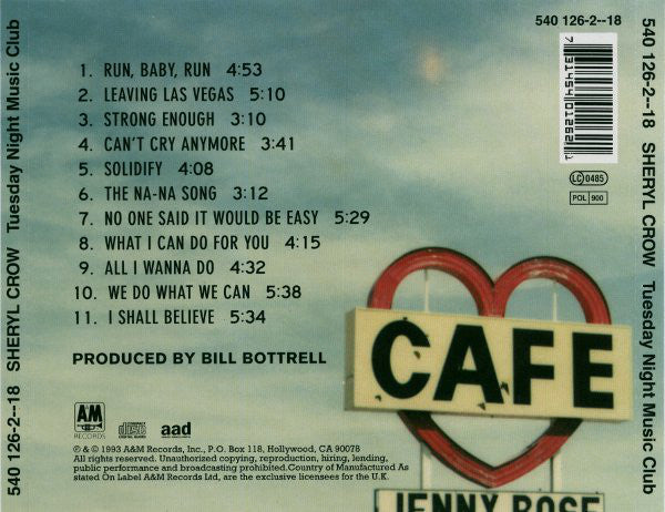 Sheryl Crow - Tuesday Night Music Club - Used CD image 2