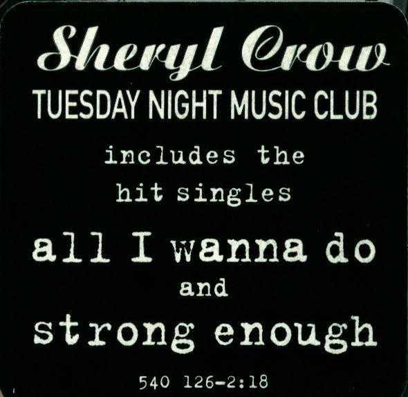 Sheryl Crow - Tuesday Night Music Club - Used CD image 4