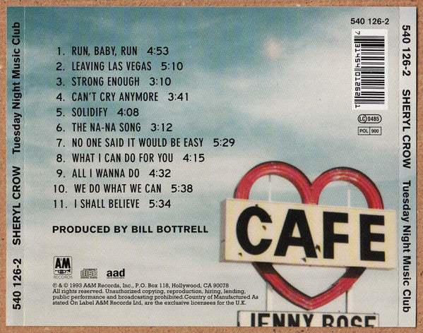 Sheryl Crow - Tuesday Night Music Club - Used CD image 8