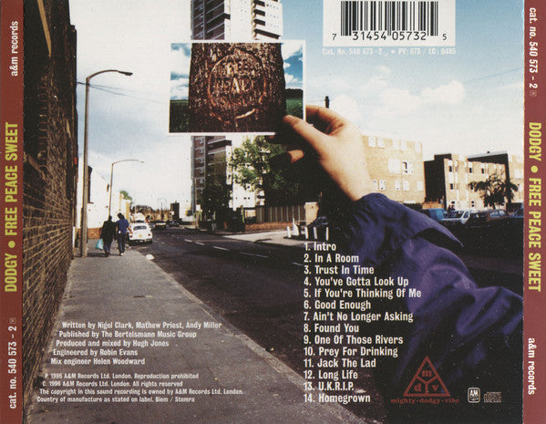 Dodgy - Free Peace Sweet - Used CD image 7