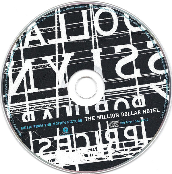 Various - Million Dollar Hotel (Music From The Motion Picture) - Used image 3