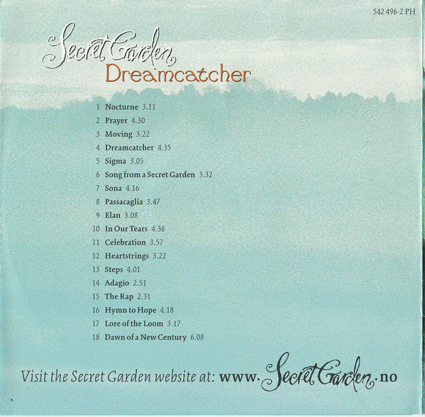 Secret Garden - Dreamcatcher - Used CD image 2