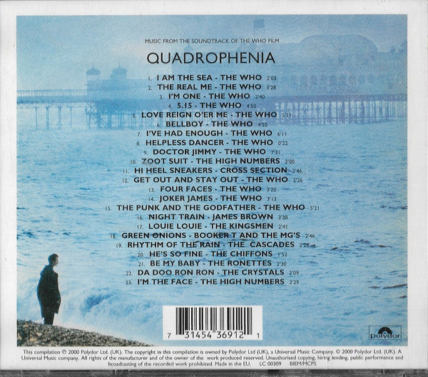 Various - Music From The Soundtrack Of The Who Film Quadrophenia - CD image 2