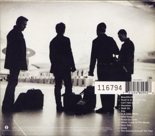 U2 - All That You Can't Leave Behind - Used CD image 2