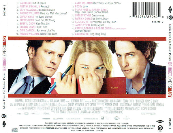 Various - Bridget Jones's Diary (Music From The Motion Picture) - Used image 2