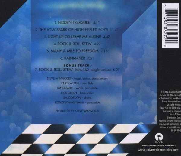 Traffic - Low Spark Of High Heeled Boys - CD image 2