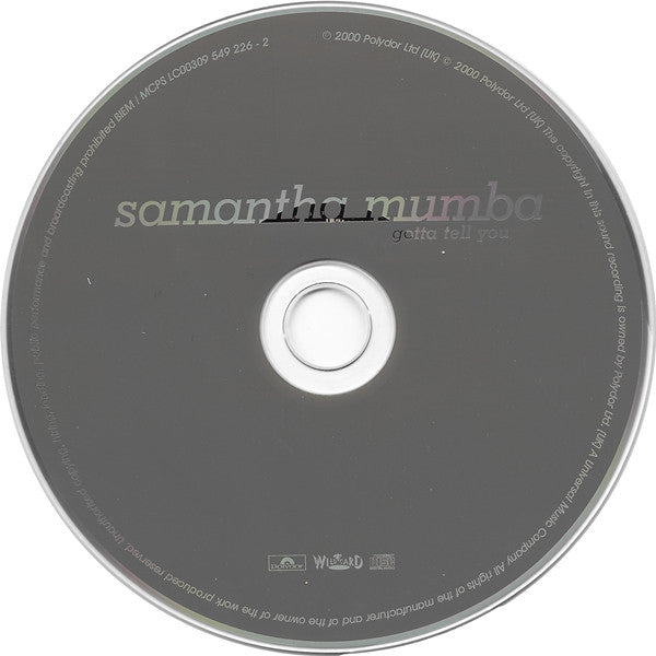 Samantha Mumba - Gotta Tell You - Used CD image 8