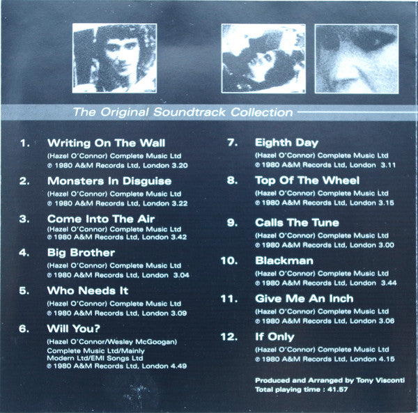 Hazel O'Connor - Breaking Glass - CD image 2