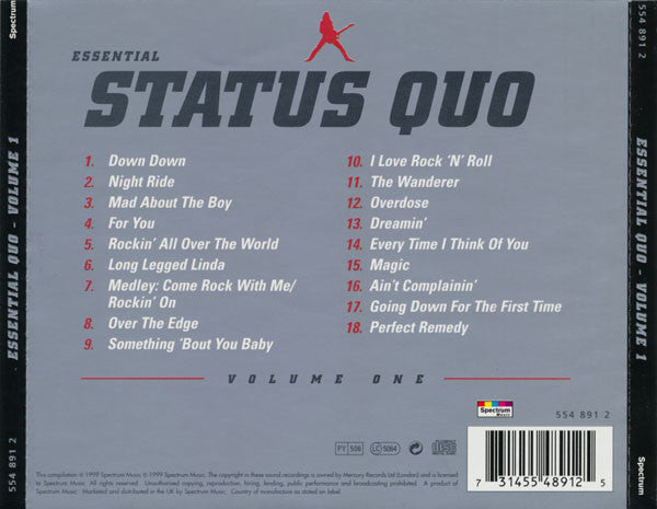 Status Quo - Essential  - Volume One - Used CD image 4