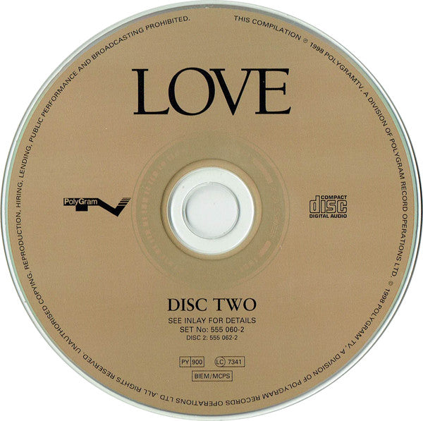 Various - Love (38 All Time Love Classics) - Used CD image 4