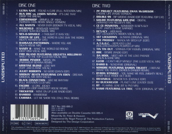 Various - Undisputed - Used CD image 7