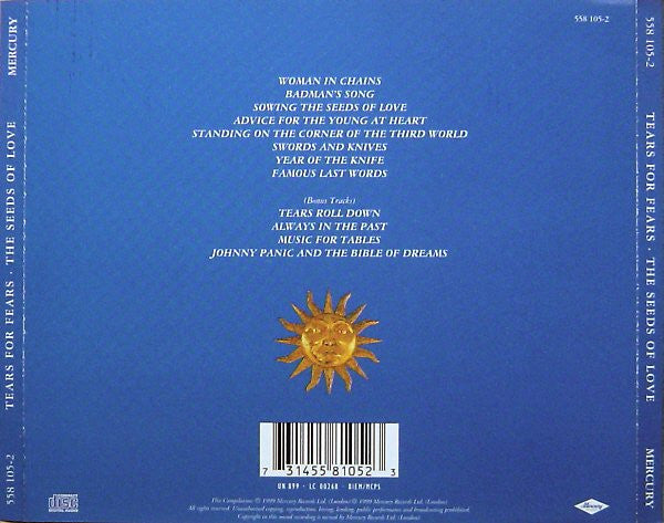 Tears For Fears - Seeds Of Love - CD image 5