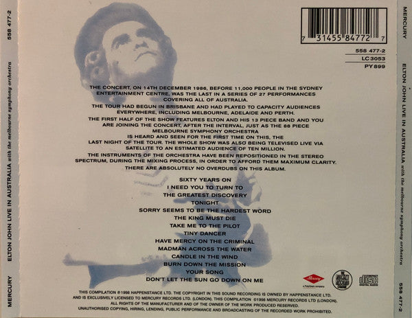 Elton John - Live In Australia With The Melbourne Symphony Orchestra - image 1