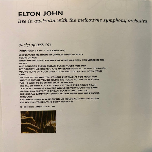 Elton John - Live In Australia With The Melbourne Symphony Orchestra - image 3
