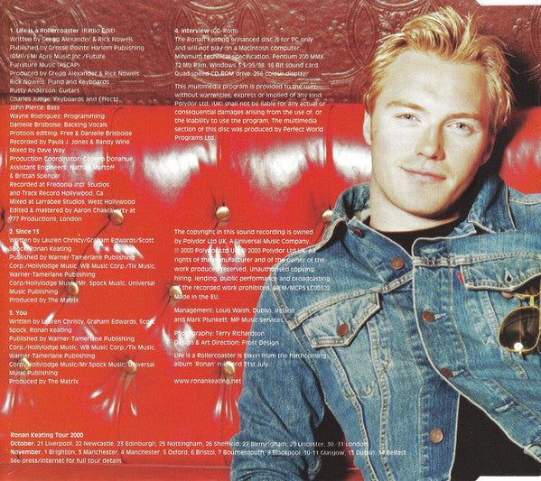 Ronan Keating - Life Is A Rollercoaster - Used CD image 4