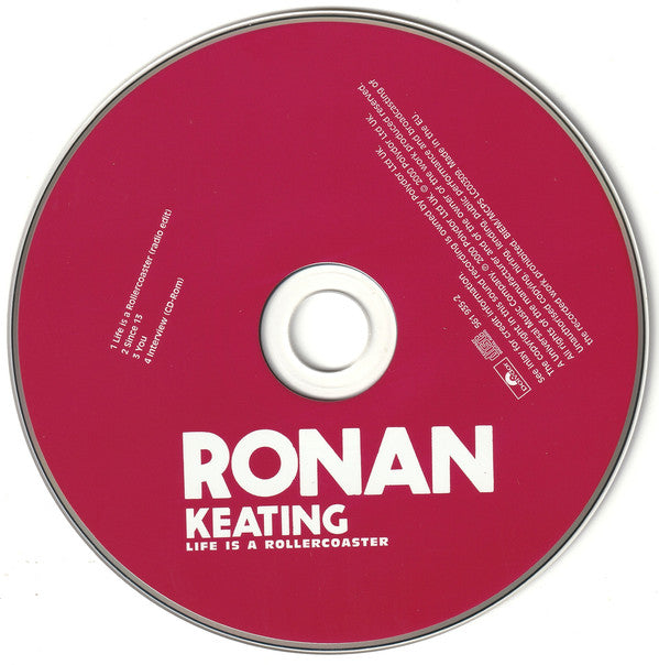 Ronan Keating - Life Is A Rollercoaster - Used CD image 5