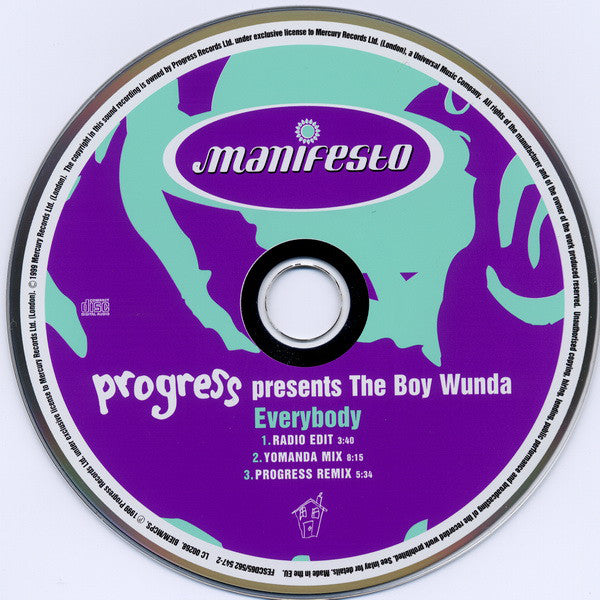 Progress - Everybody - Used CD image 6