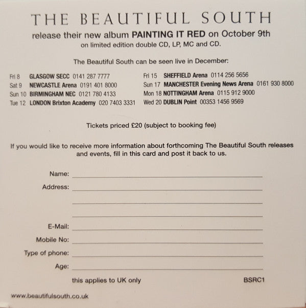 Beautiful South - Closer Than Most - Used CD image 4
