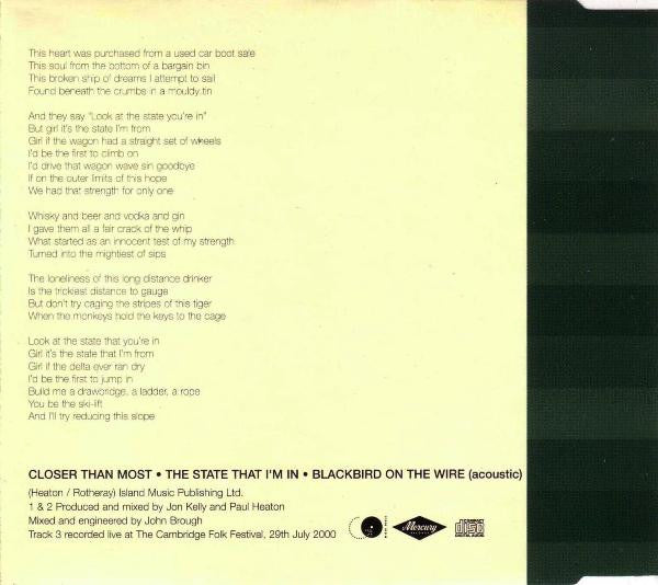 Beautiful South - Closer Than Most - Used CD image 6