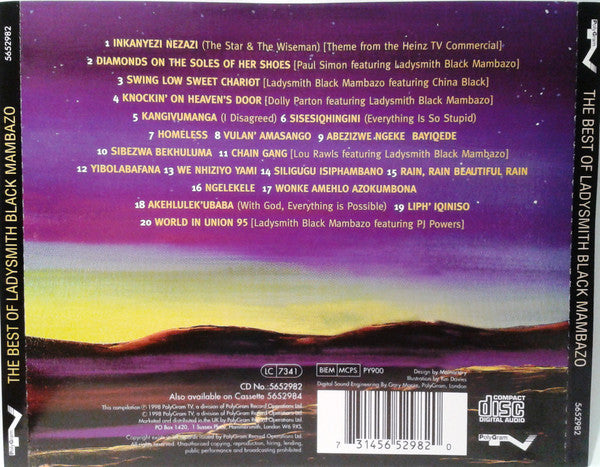 Ladysmith Black Mamb - Best Of (The Star And The Wiseman) - Used CD image 8