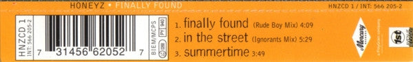 Honeyz - Finally Found - Used CD image 3