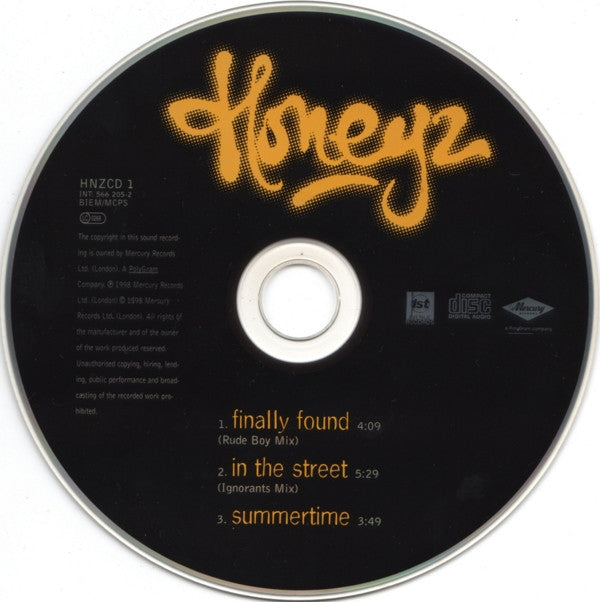 Honeyz - Finally Found - Used CD image 4