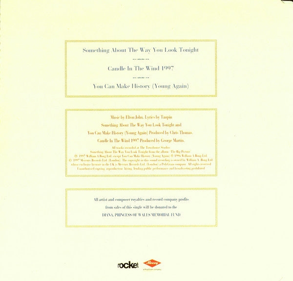 Elton John - Something About The Way You Look Tonight / Candle In The image 2