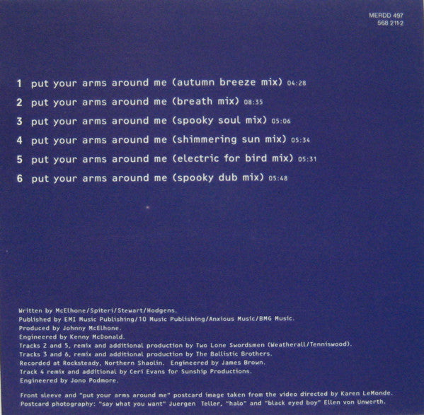 Texas - Put Your Arms Around Me - Used CD image 4