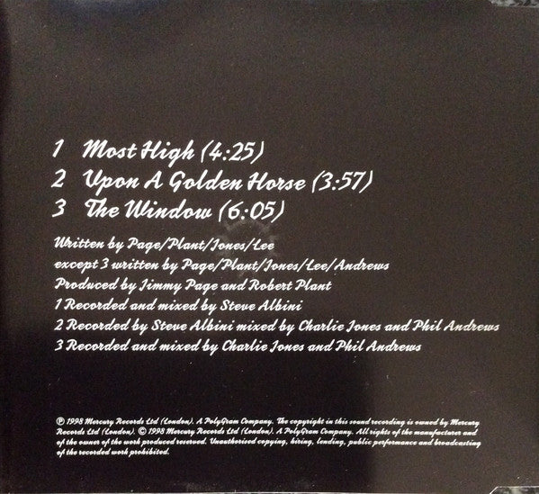 Jimmy Page - Most High - Used CD image 5