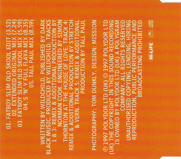 Wildchild - Renegade Master 98 - Used CD image 3