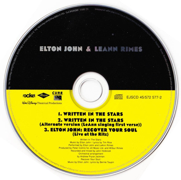 Elton John - Written In The Stars - Used CD image 6