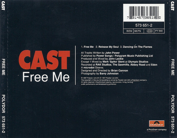 Cast - Free Me - Used CD image 2