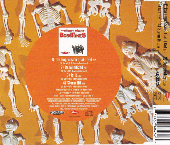 Mighty Mighty Bossto - Impression That I Get - Used CD image 2