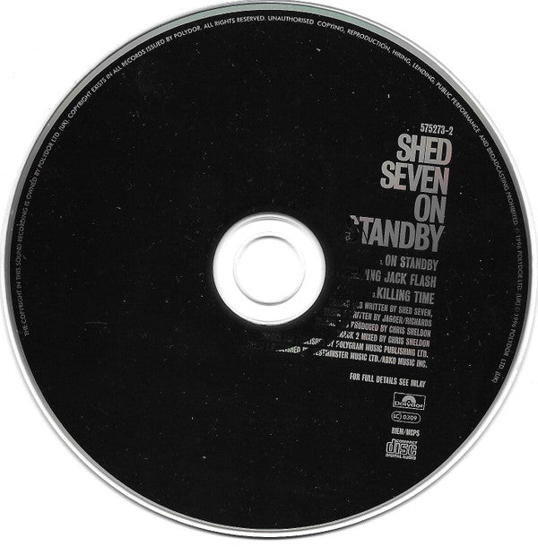 Shed Seven - On Standby - Used CD image 4