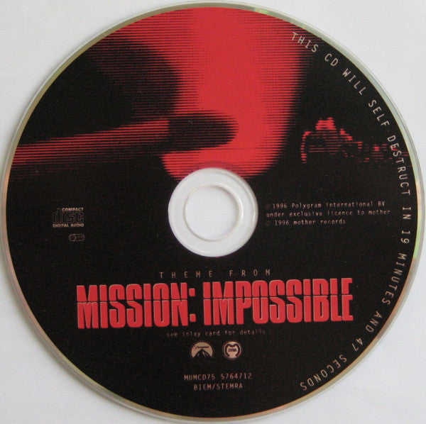 Adam Clayton - me From Mission: Impossible - Used CD image 8