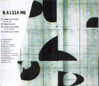 Galliano - Ease Your Mind - Used CD image 2