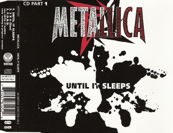 Metallica - Until It Sleeps - Used CD image 2