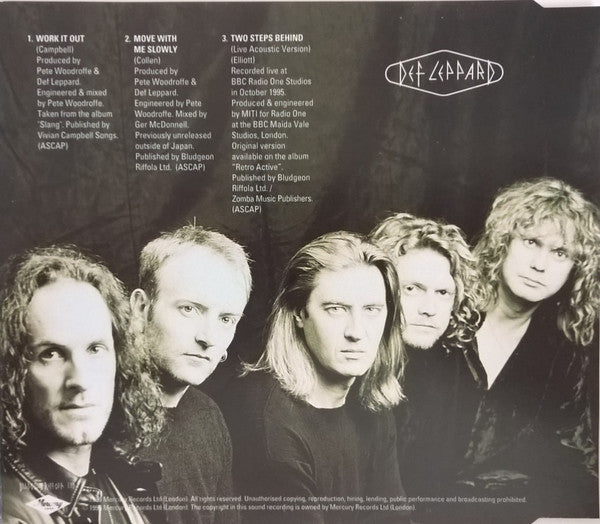 Def Leppard - Work It Out - Used CD image 2