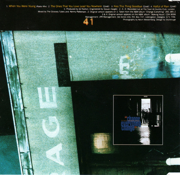Del Amitri - When You Were Young - Used CD image 2