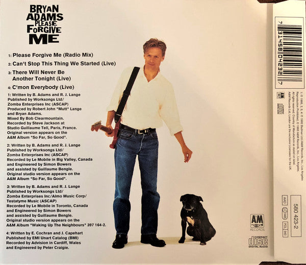 Bryan Adams - Please Forgive Me - Used CD image 2