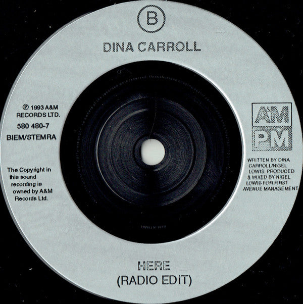 Dina Carroll - Perfect Year - Used Vinyl Record 7" image 4