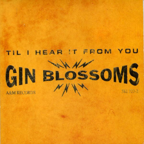 Gin Blossoms - Til I Hear It From You - Used CD image 1