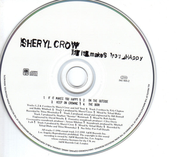 Sheryl Crow - If It Makes You Happy - Used CD image 3