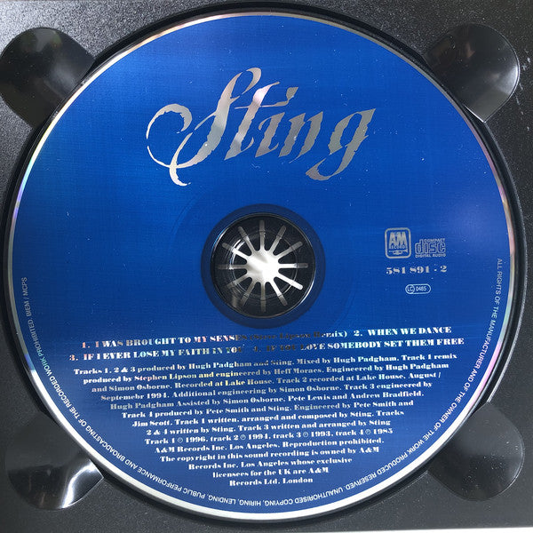 Sting - I Was Brought To My Senses - Used CD image 7